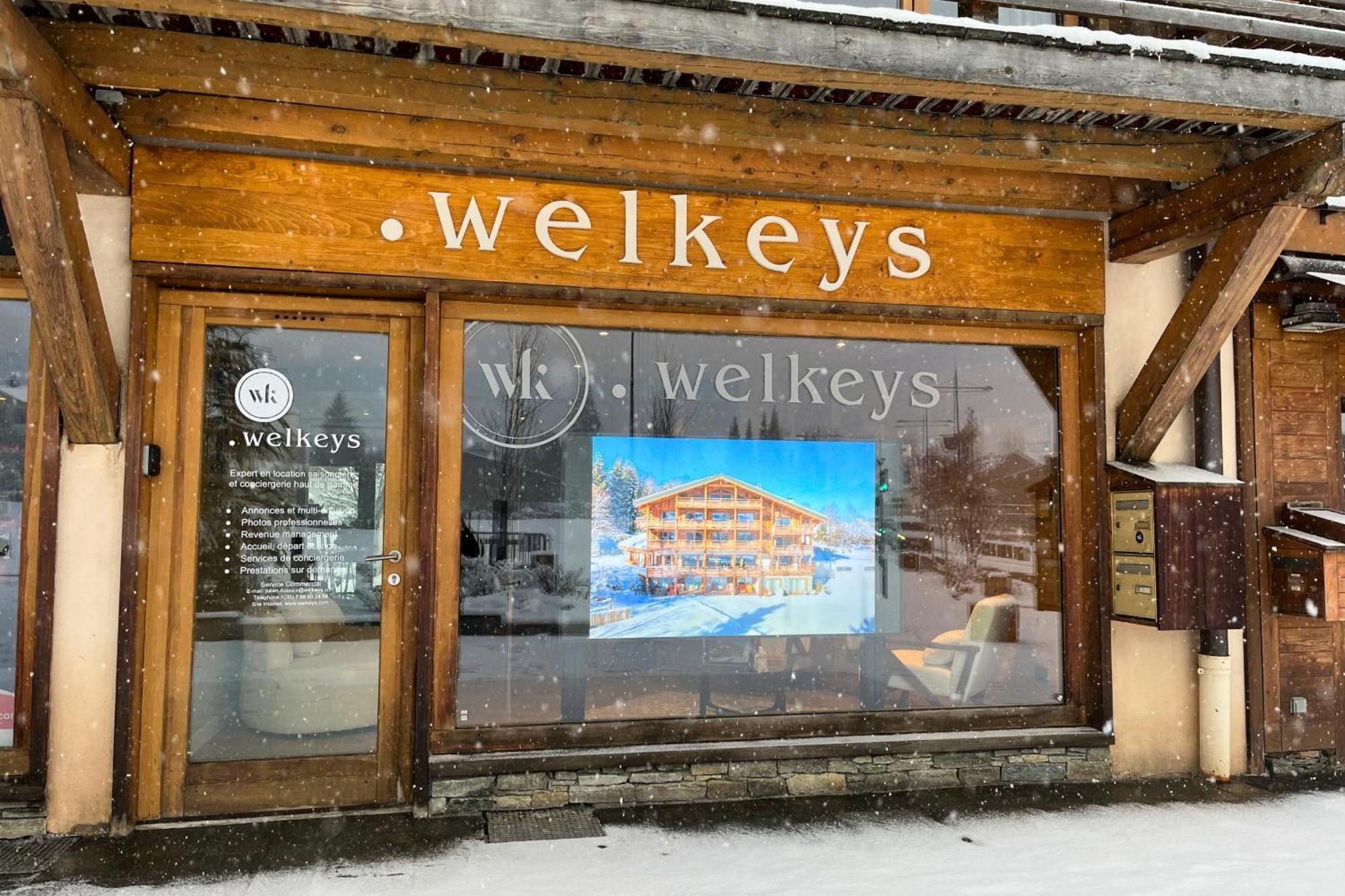 Appartement Du Flocon - Welkeys Megève Kültér fotó